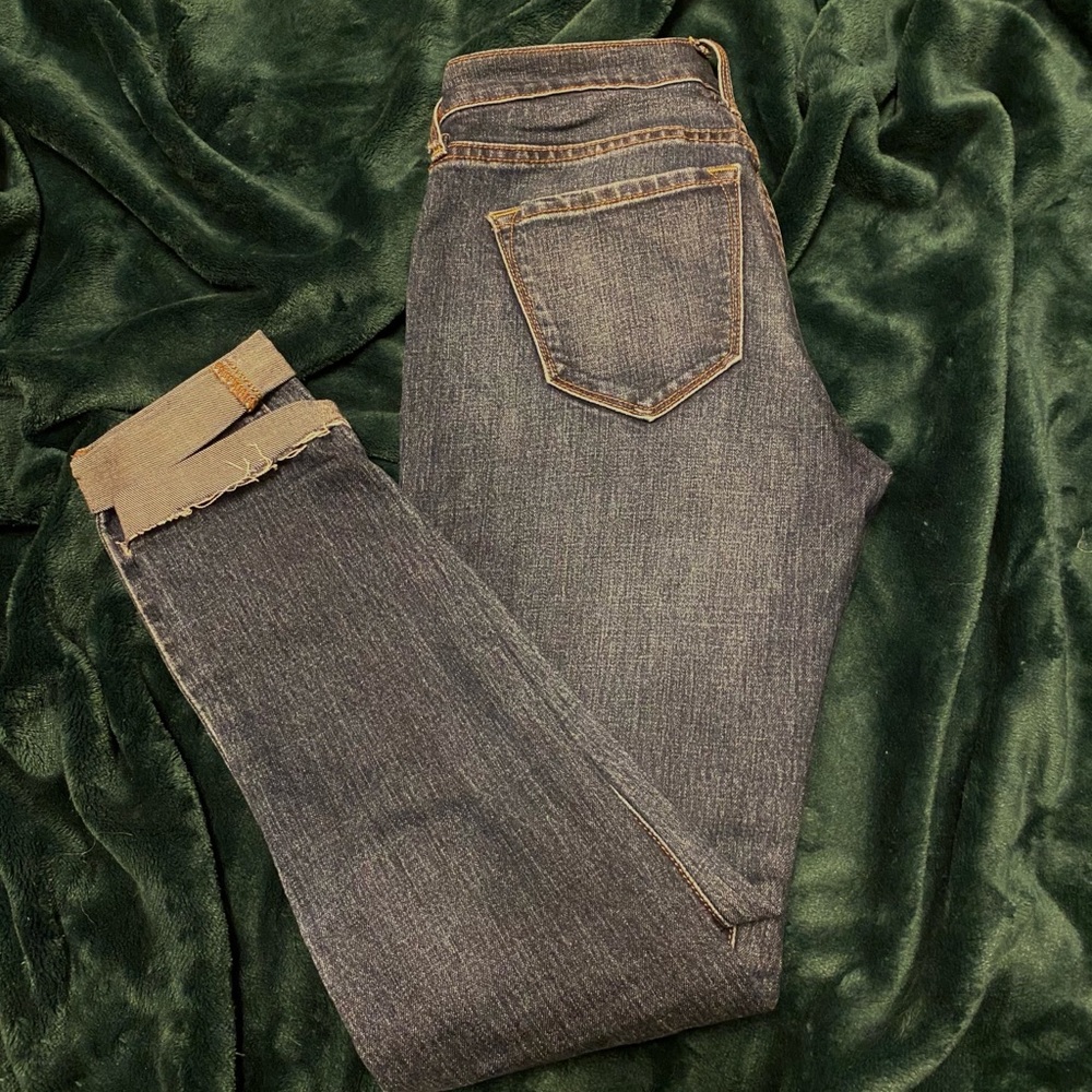 Old Navy mid-rise blue jeans